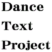 Dance Text Project