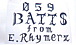 BATTS from E.Rhymerz
