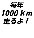 毎年1000kmジョギングする！