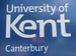 University Of KENT In 2007