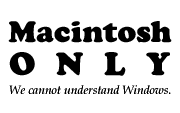 Macしかわかりません