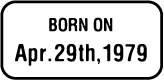 Born on April 29th,1979