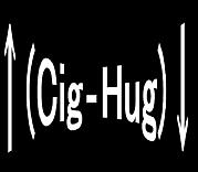 ↑(Cig‐Hug)↓