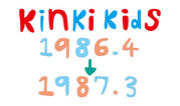 KinKi Kids ♡ 1986-1987