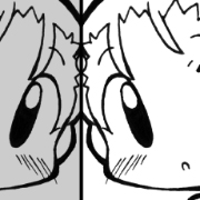 逆向きの顔が描けない