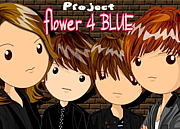 flower 4 BLUE