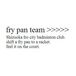 fry pan team