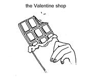 the Valentine shop