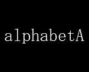 alphabetA