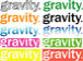 gravity.