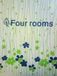 * Four rooms *