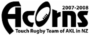 NZ Touch Rugby Team "Acorns"