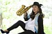 alto sax & flute player miwako
