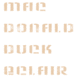 Macdonald Duck Eclair-