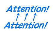 Attention! Attention!