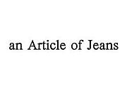an Article of Jeans