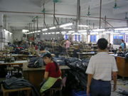 中国アパレル工場