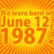 1987年6月12日生まれ♡