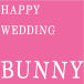 Happy Wedding BUNNY!!!