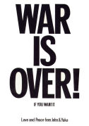 WAR IS OVER