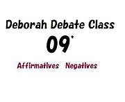 Deborah Debate Class 09