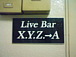 八王子　Live Bar ＸＹＺ→Ａ