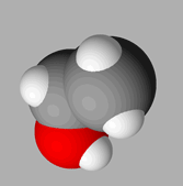 スチロール球の分子模型部
