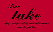 Bar  take