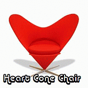 Cone Chair/Heart Cone Chair
